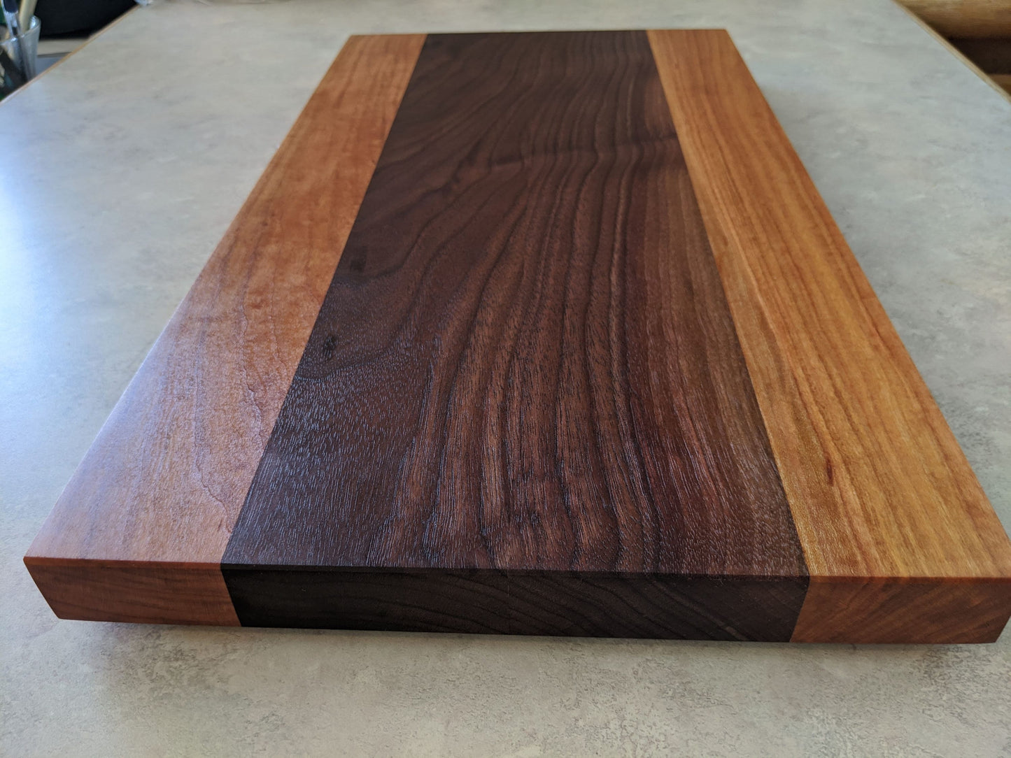 Walnut and Cherry Face Grain Cutting Board  ***Free Shipping*** Christmas Gift Mom or Dad, Housewarming, Chef, Charcuterie board