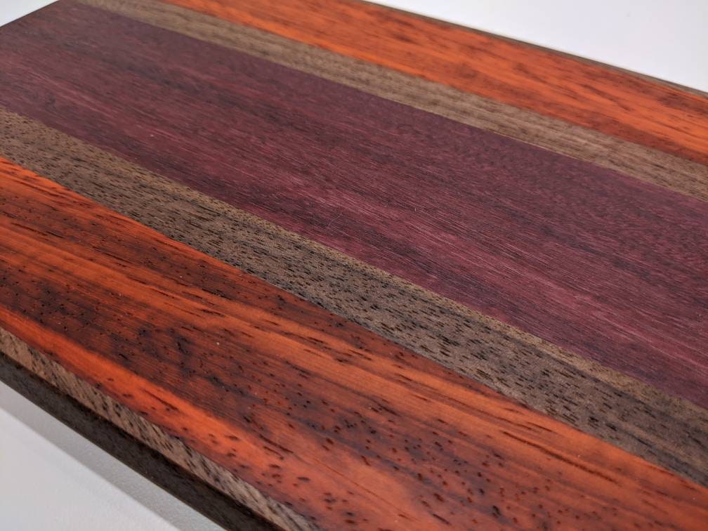 Bar Board Padauk Purpleheart Walnut