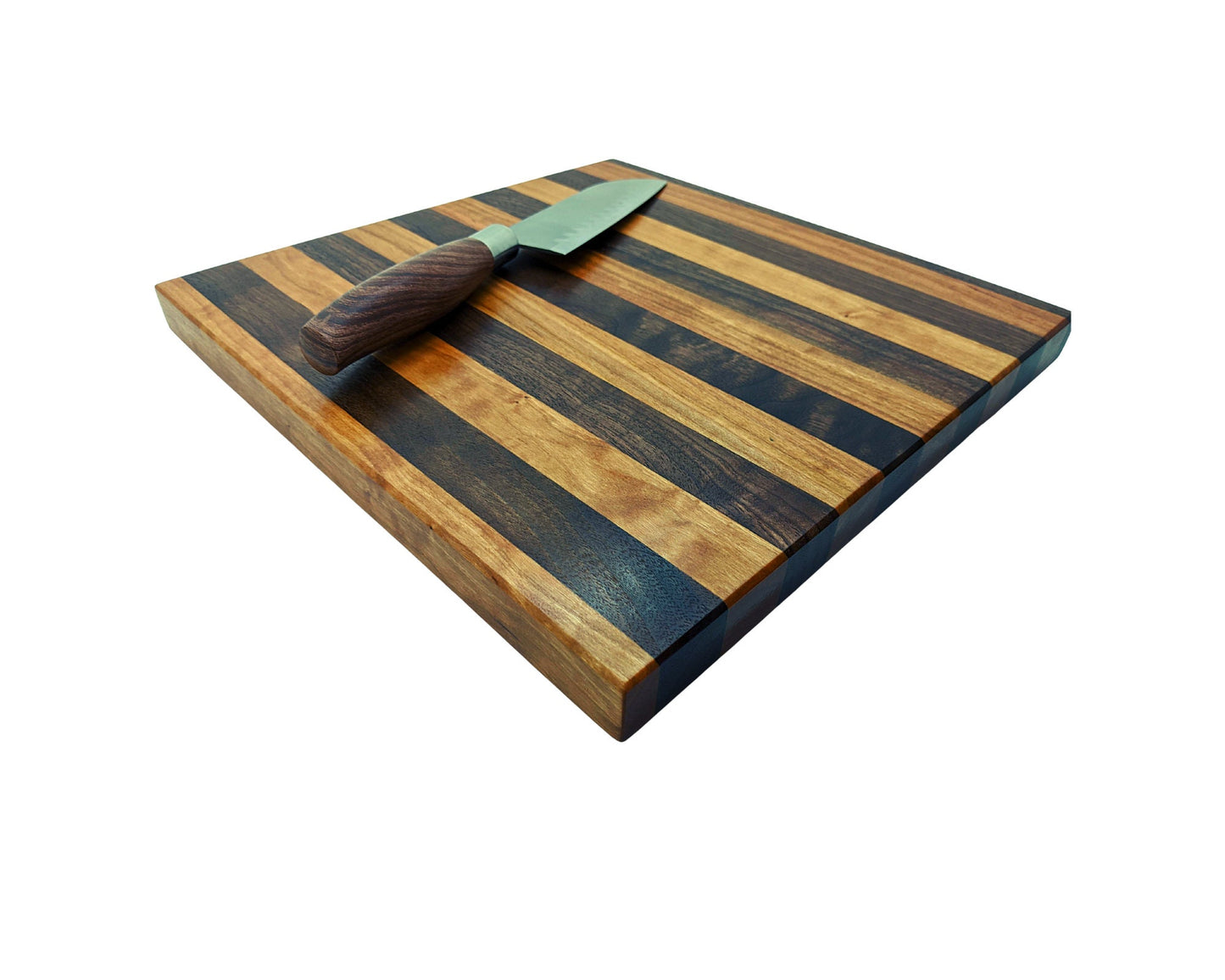 Walnut and Cherry Edge Grain Cutting Board