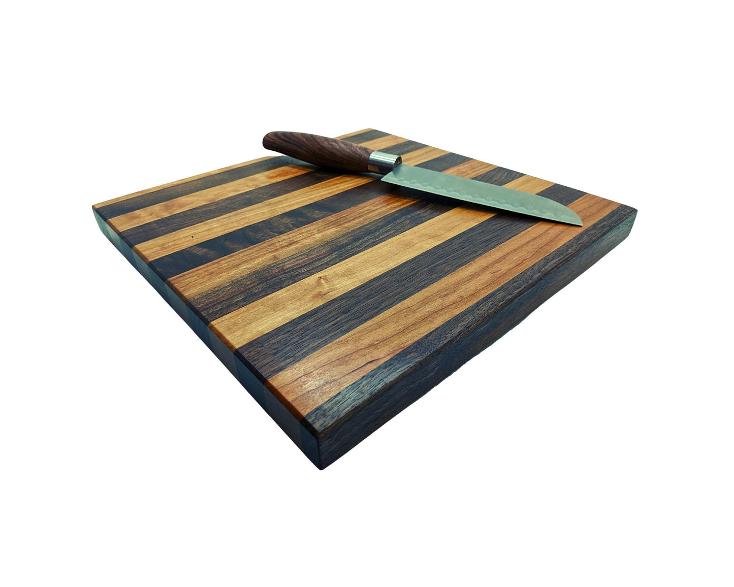 Walnut and Cherry Edge Grain Cutting Board