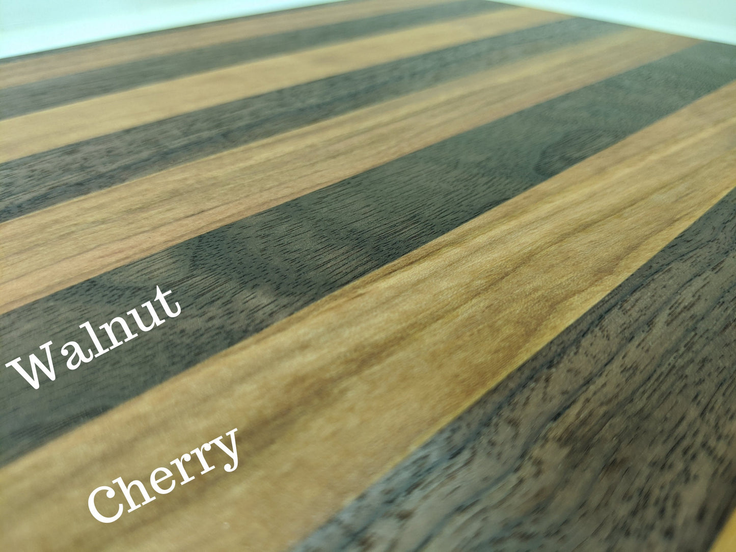 Walnut and Cherry Edge Grain Cutting Board