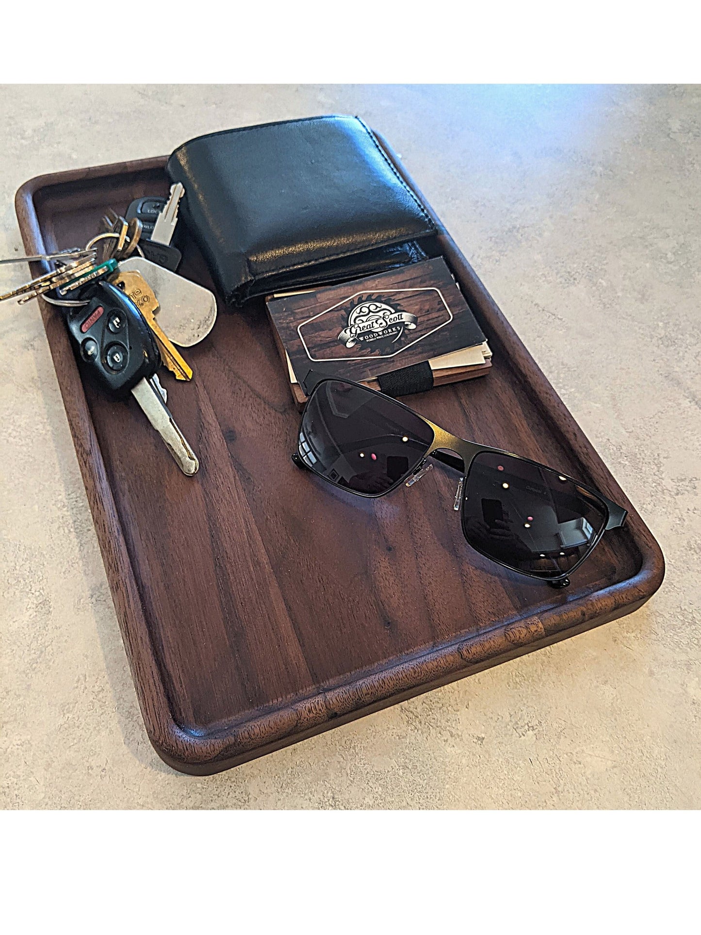 Walnut Catch All Tray