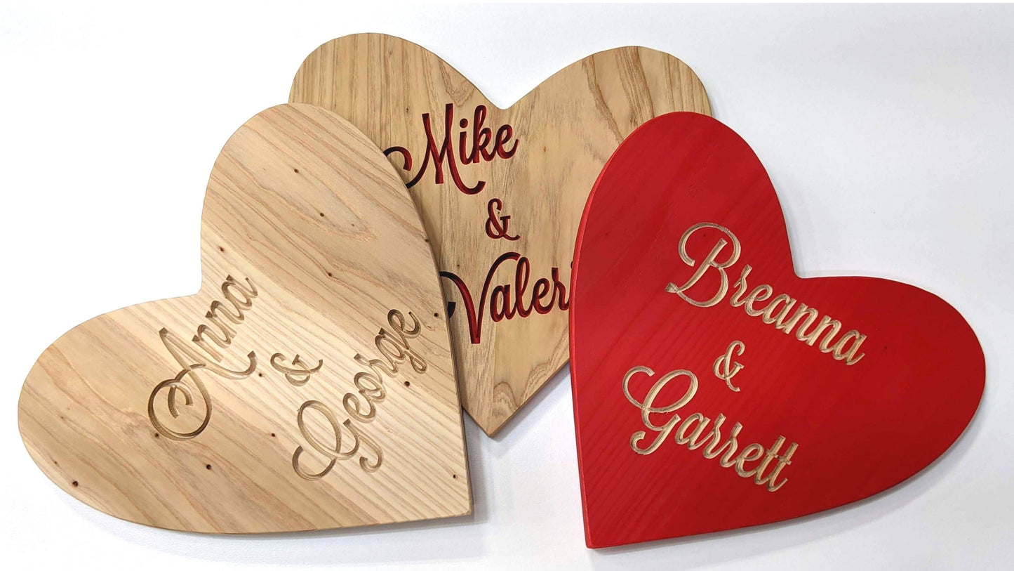 Personalized Valentine's Day Heart