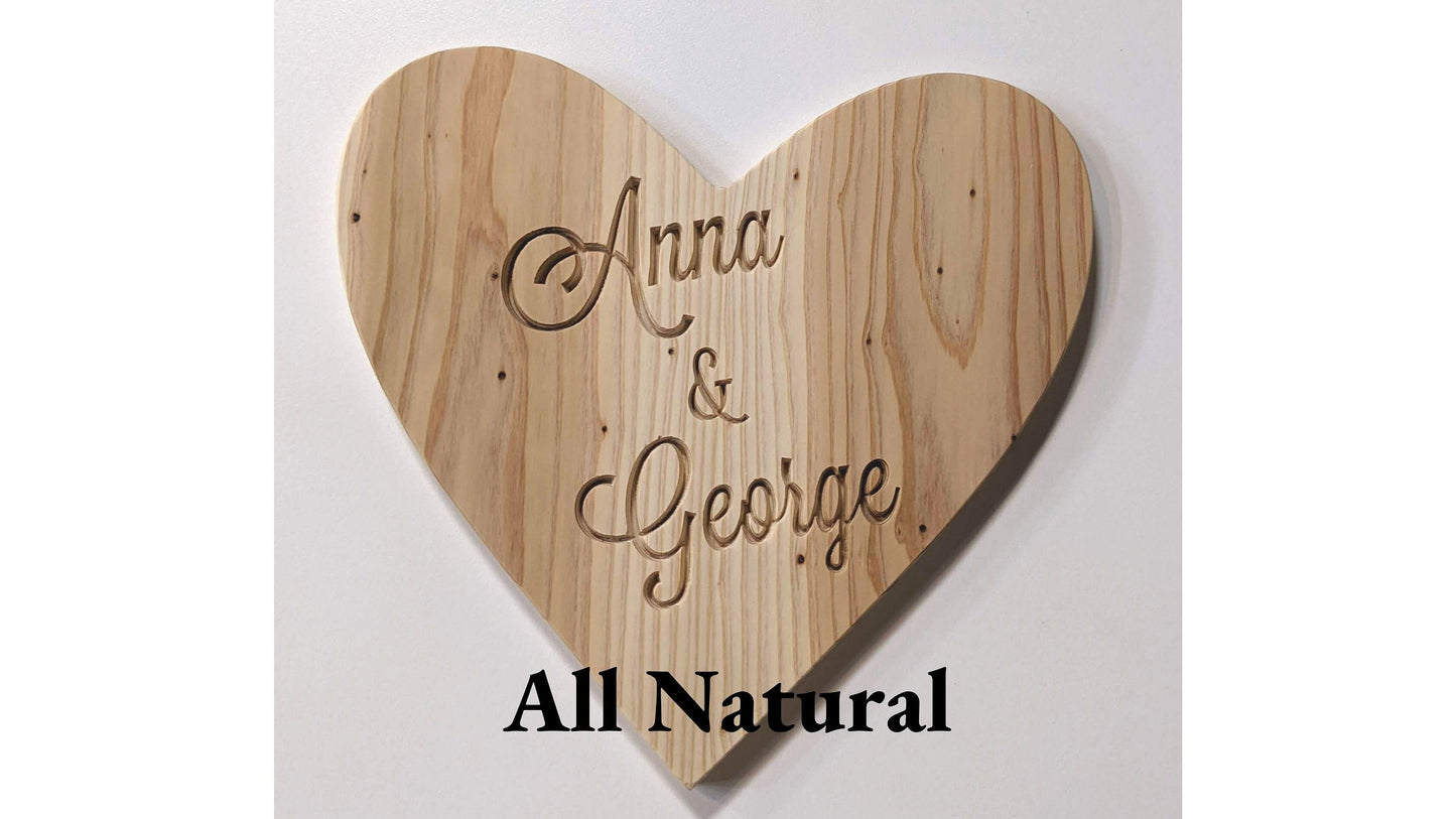 Personalized Valentine's Day Heart