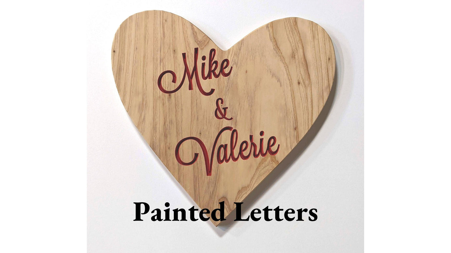 Personalized Valentine's Day Heart